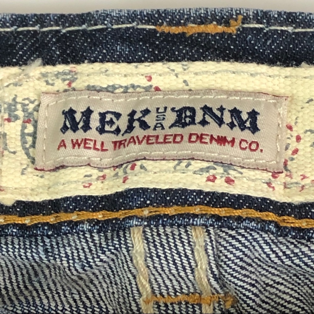MEK DNM New York Bootcut Dark Denim Jeans Sz 26 - Picture 3 of 8